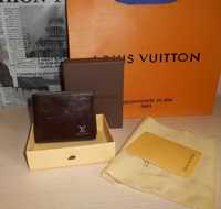 Louis Vuitton portmonetka portfel męski skóra, na prezent 02277