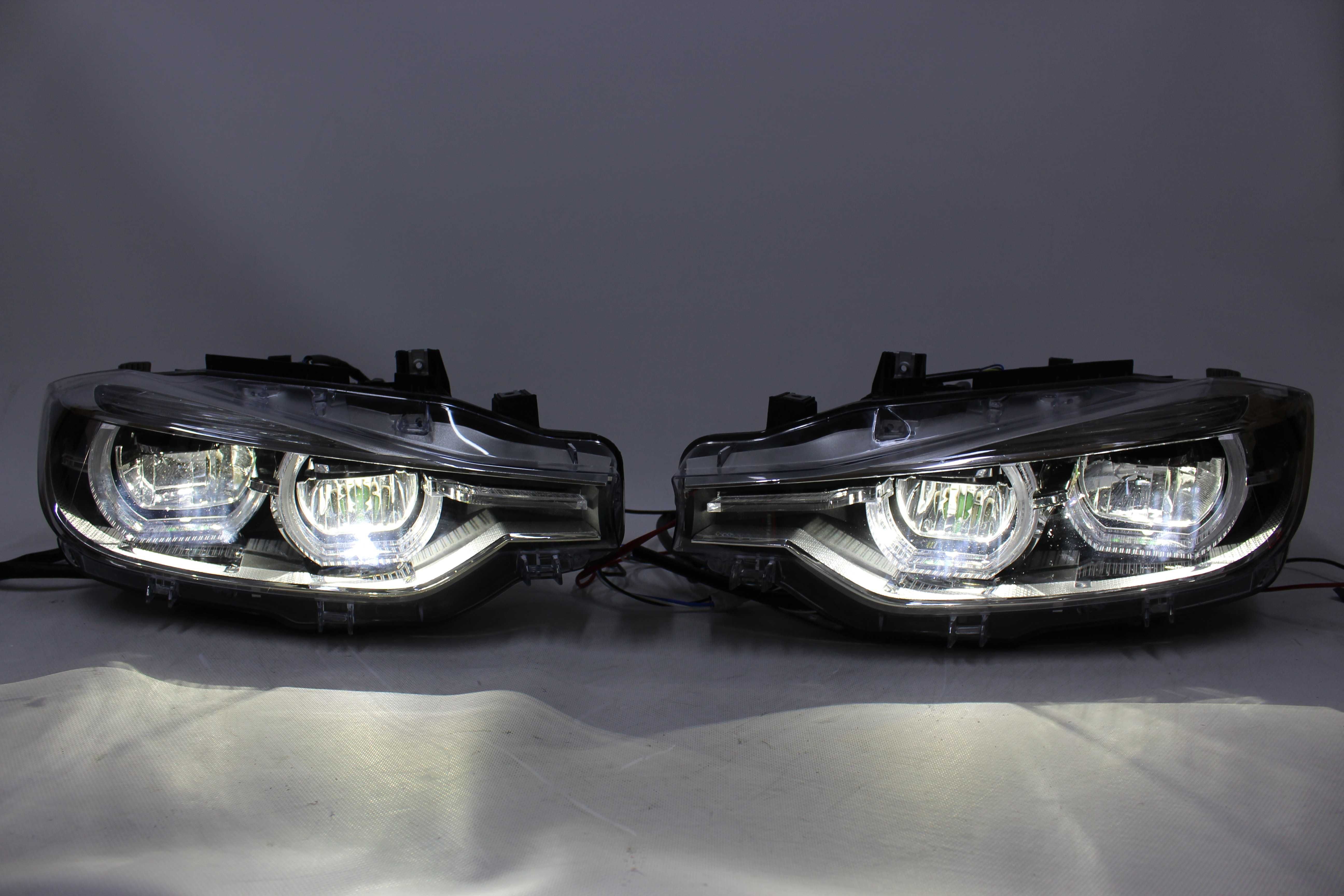 Lampy przednie przód BMW F30 F31 11-15 H7 FULL LED RINGI DRL H7 TUNING