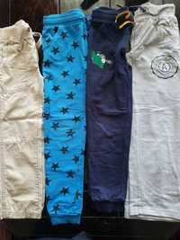 5 x Spodnie dresowe i materiałowe chłopięce r 134/140 (wymiary)