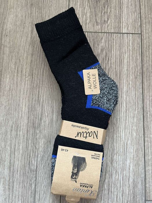 Skarpety męskie wełniane z alpaki 3 pary 30 zł