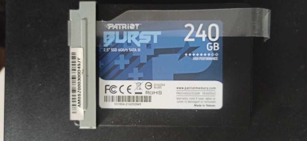 Dysk do laptopa Patriot Burst 240GB SSD SATA