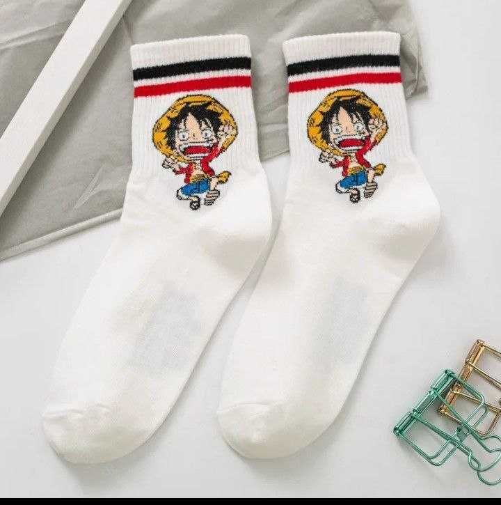 Аніме-шкарпетки
ONE PIECE Luffy
Бавовняні довгі