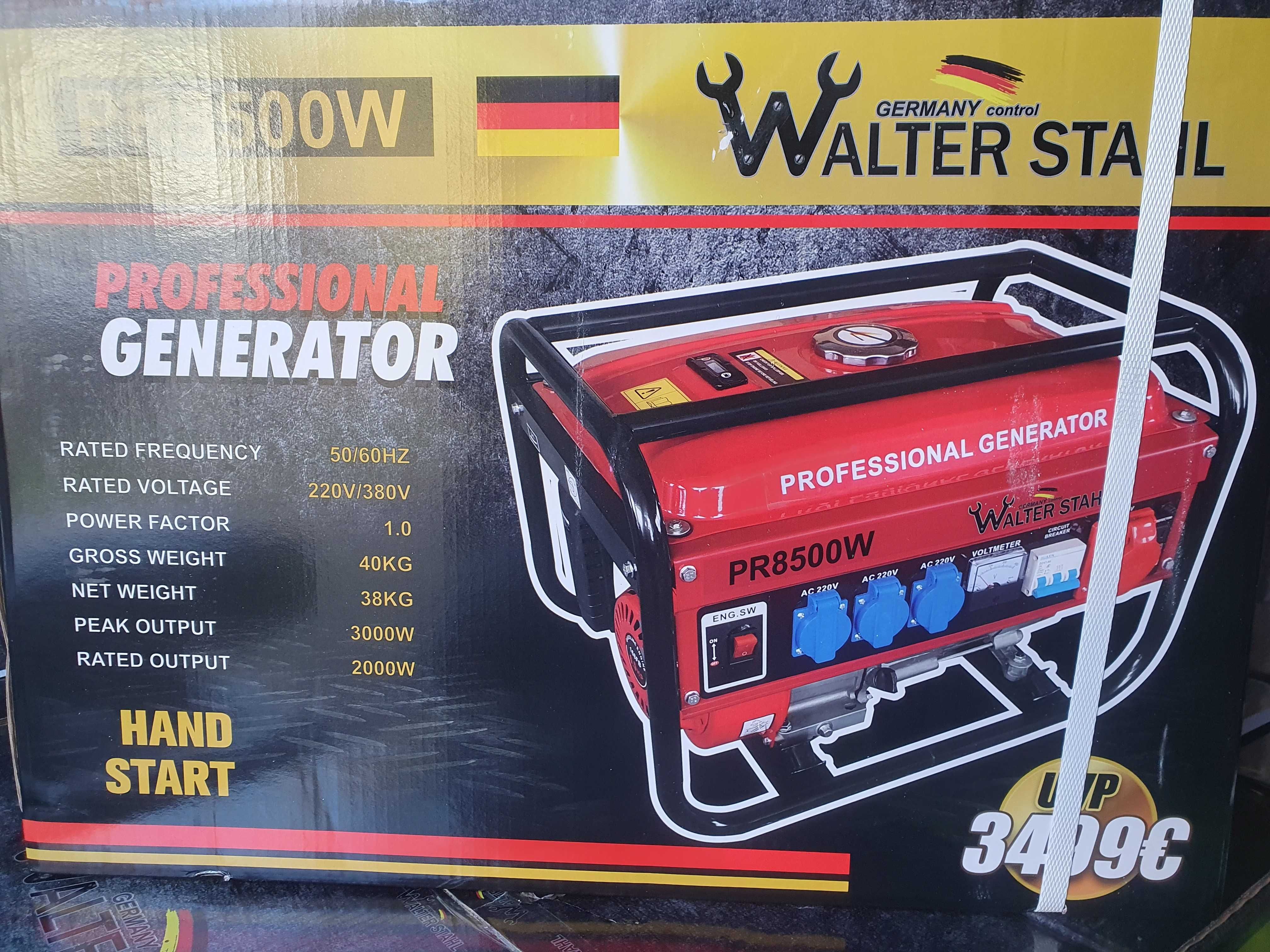 Agregat prądotwórczy Walter Stahl PR8500W