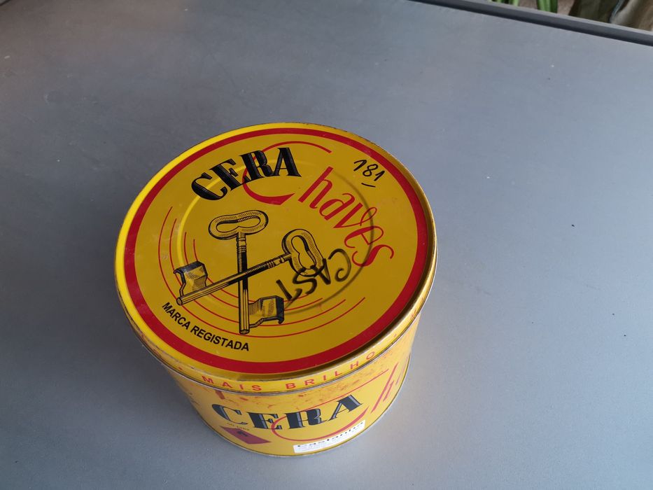 Lata de Drogaria estilo antigo