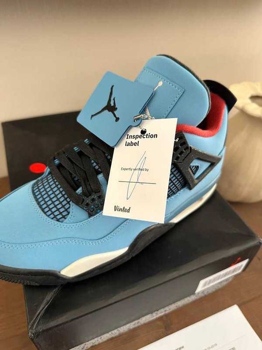 Buty meskie Mokasyny Scott_Cactus_Jack xJordan_Air_yordan 4 Roz.44.5