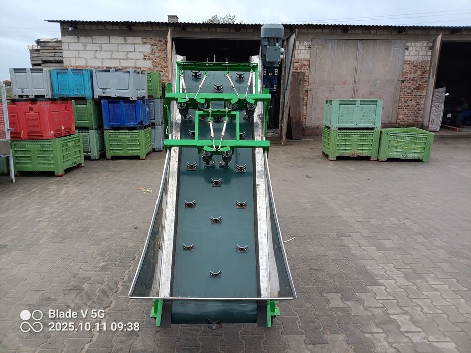 Linia , maszyna  do obierania cebuli , obdmuchiwarka