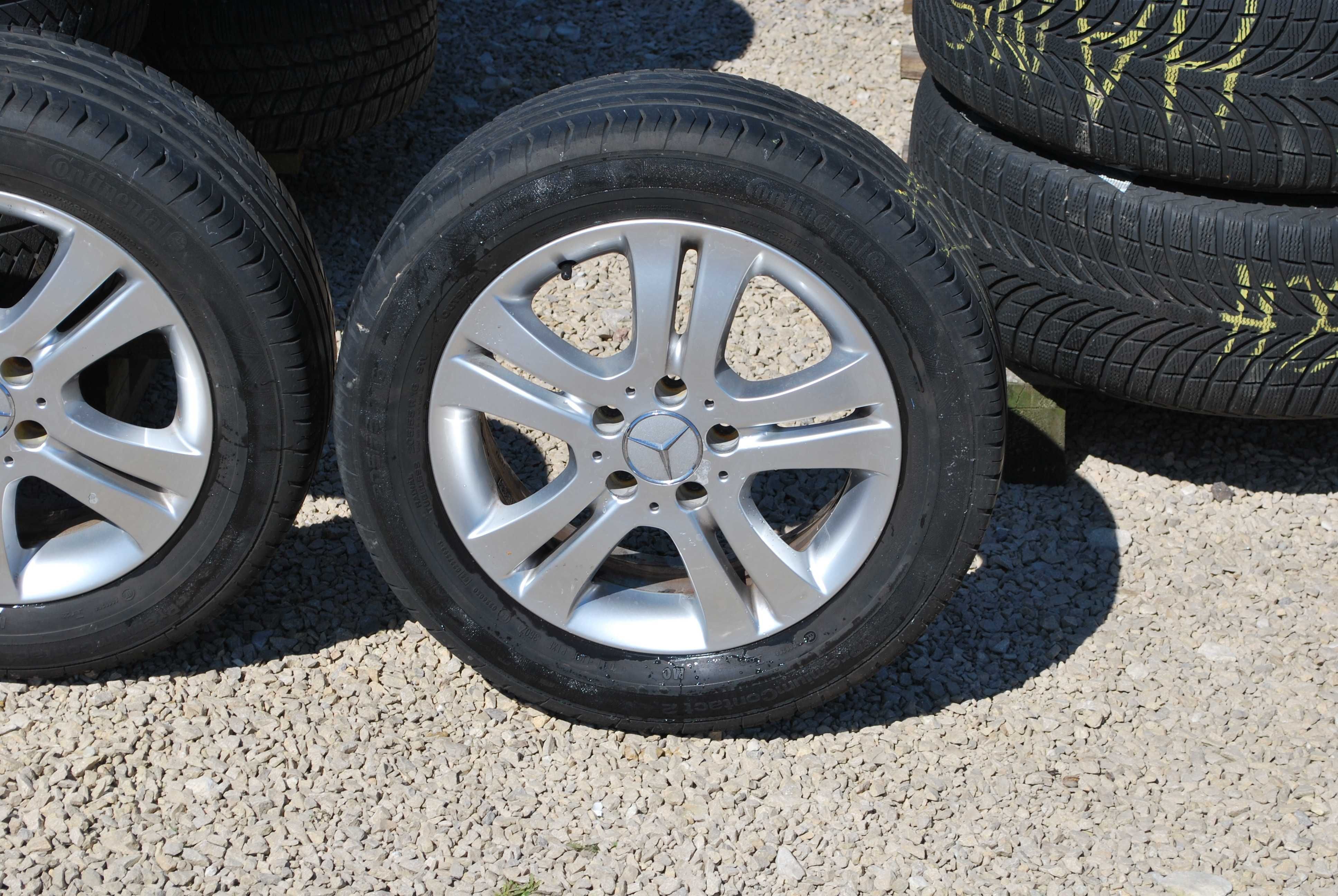 Koła 205/55 R16 5x112 Alufelgi + opony letnie Mercedes Seat Audi Skoda