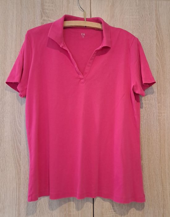 Różowa koszulka polo