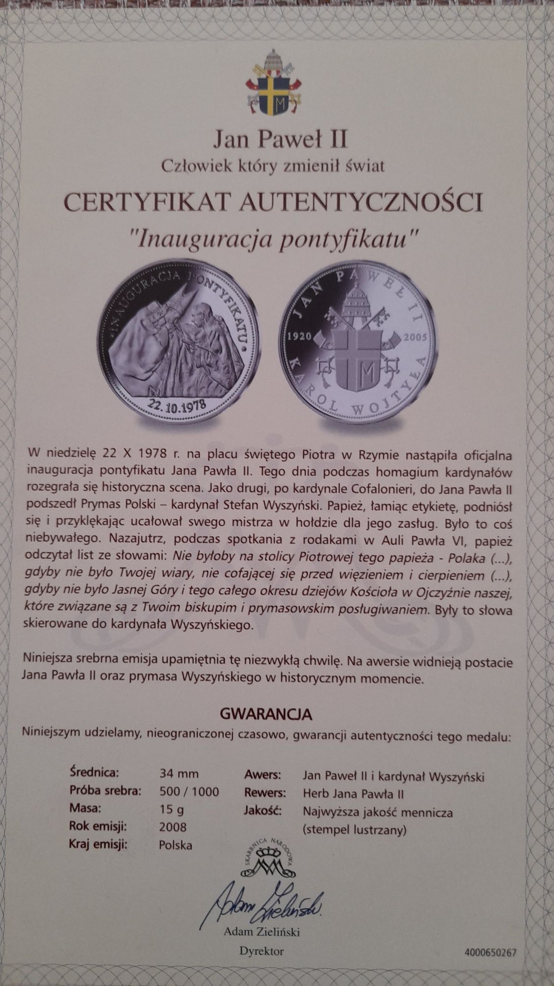 Jan Paweł ll - Inauguracja Pontyfikatu Człowiek Który Zmienił Świat