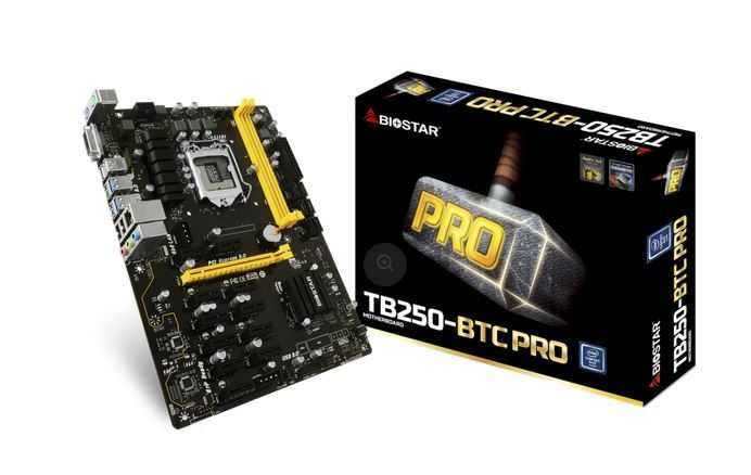 Biostar TB250-BTC PRO, celeron, 4 gb ram, 1151