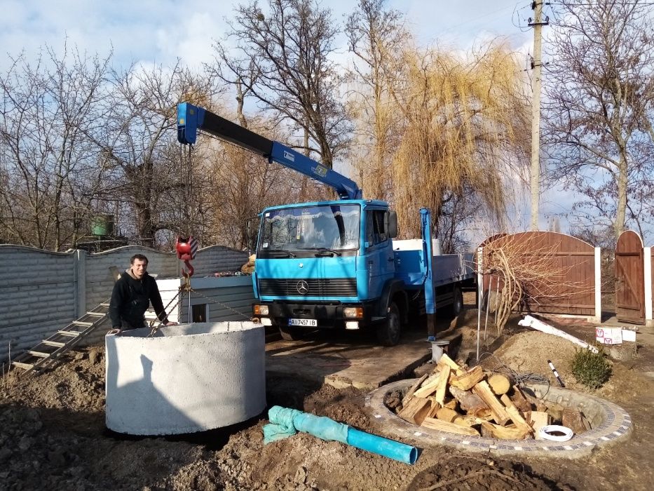 монтаж скважины. жб кольца на скважину.бурение скважин