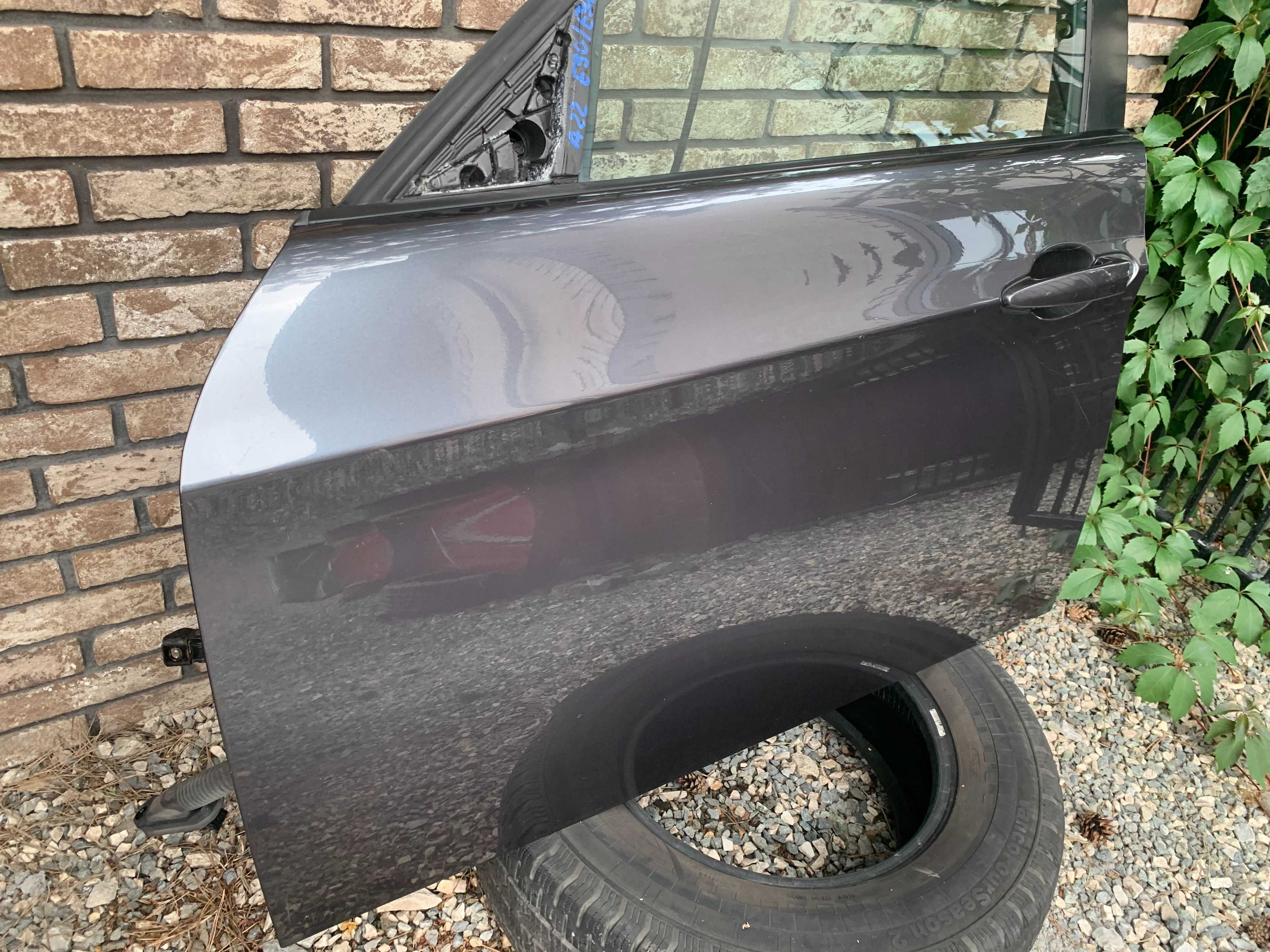 Bmw 3 e90 e91 drzwi lewe lewy przód sparkling graphite A22/7