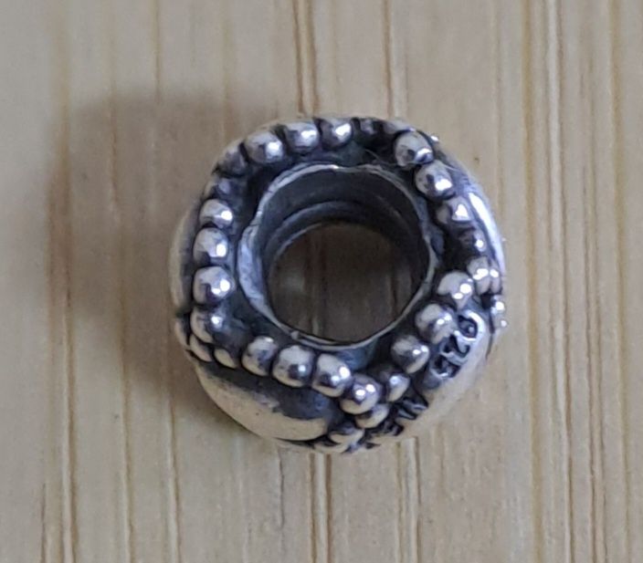 Conta Pandora Coração em Prata, 926, como Nova