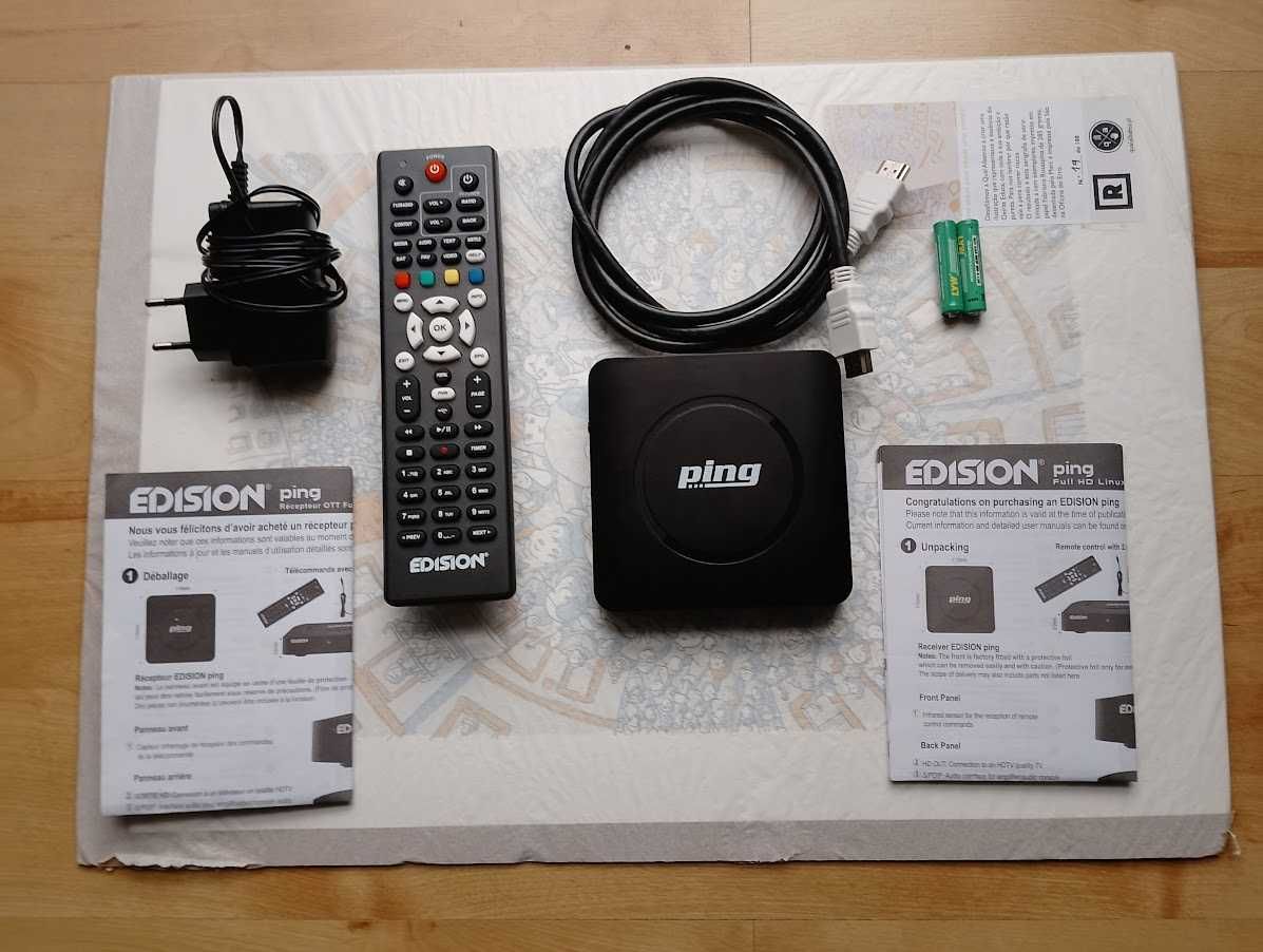 Recetor IPTV Linux Edision Ping