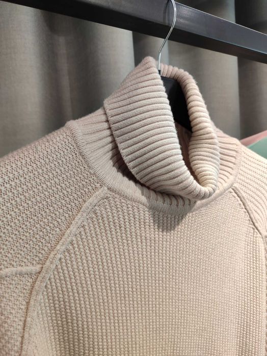 Светр STONE ISLAND Ghost Piece Wool Roll-Neck Jumper Beige SI0157-BG