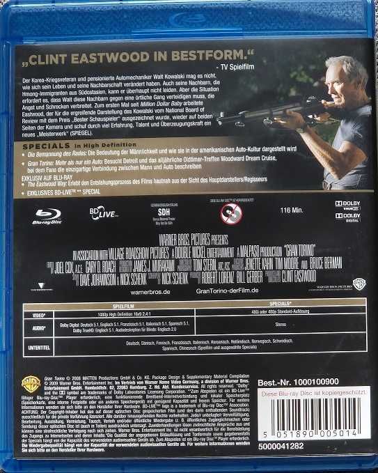Gran Torino (2008) - Clint Eastwood - wydanie bez PL