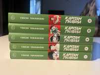 Kapitan Tsubasa - 5 tomów, manga, zestaw