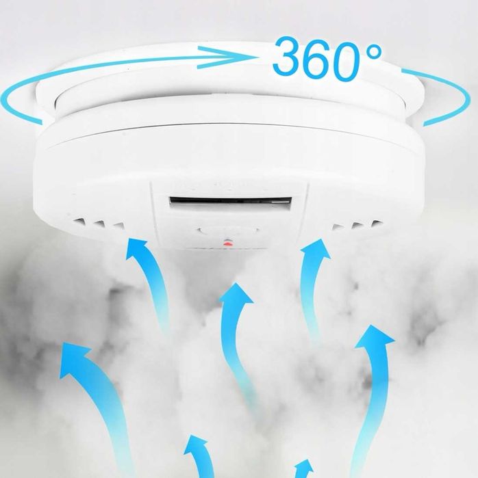 CZUJNIK CZADU GAZU CO lcd wykrywacz tlenku węgla detektor certyfikat