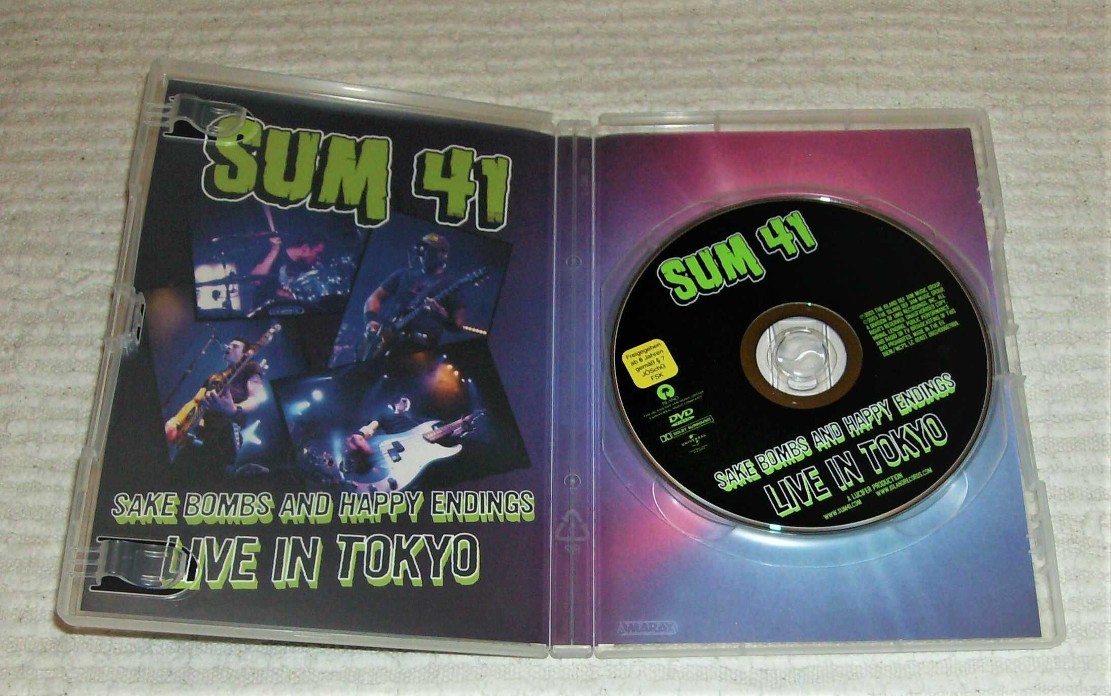 SUM 41  -  LIVE, IN TOKYO  (DVD)