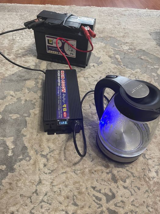 інвертор 4000W, 12-220V з чистою синусоїдою