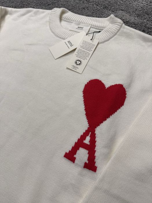 Sweater Ami Paris White