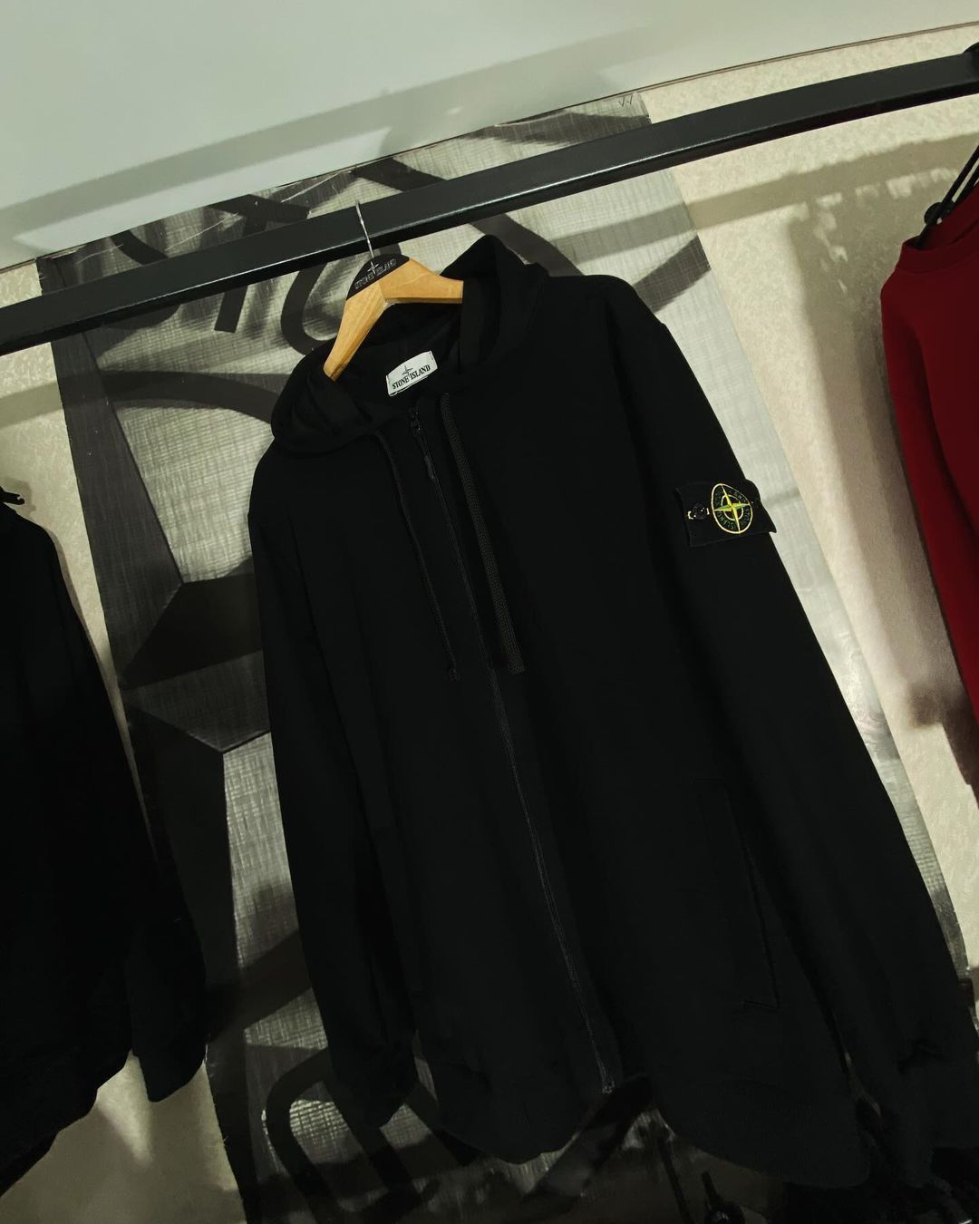 Stone Island Black DYED hoodie