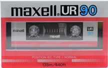 Аудіокасета MAXELL UR 90 (1985)