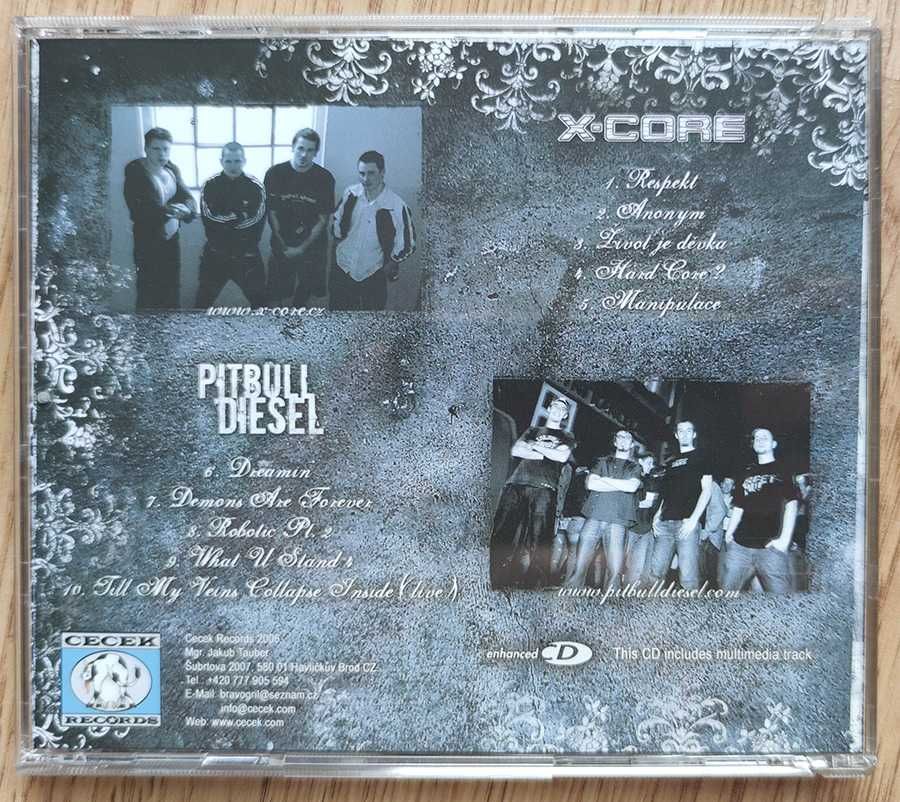 X-CORE & PITBULL DIESEL – Split (2006) hardcore