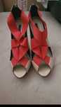 Zara 5" 2.011 Stiletto Heels Tan/Red Women's Size 39