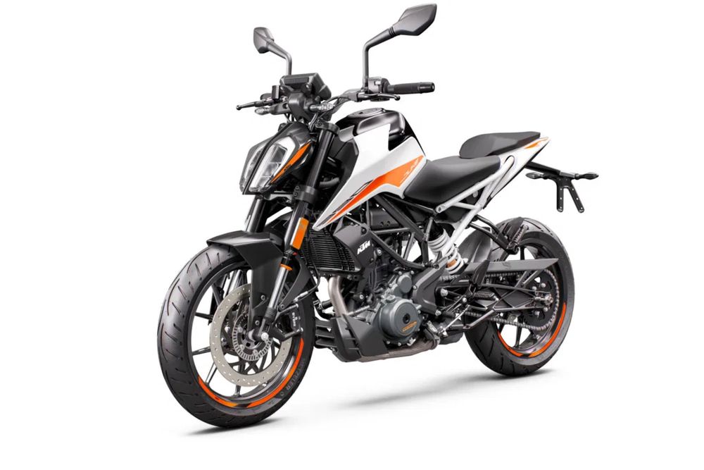 Rama dokumenty KTM DUKE 390 euro5 2021 rok BIAŁY