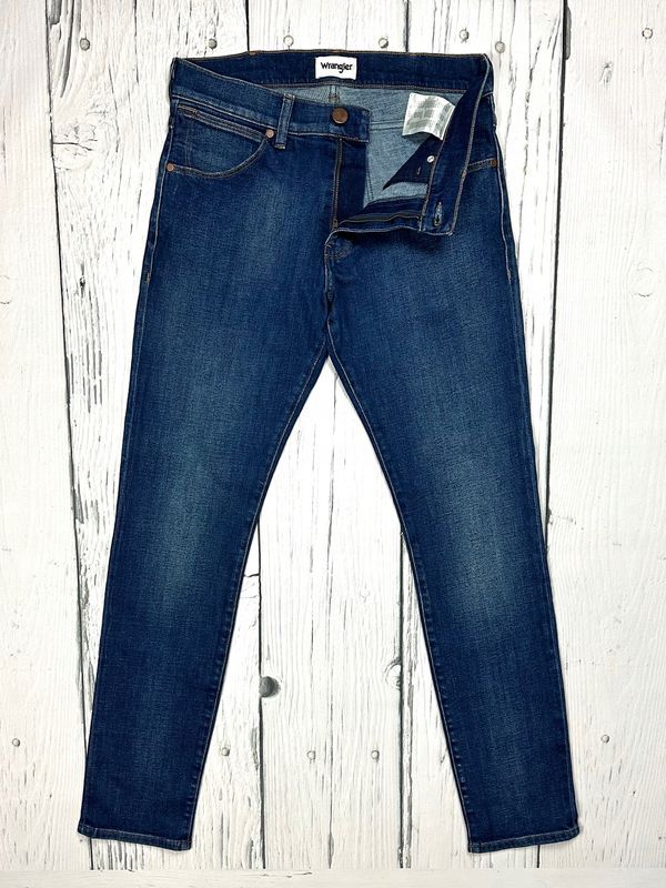 Wrangler Larston Jeansy Slim Fit Męskie Spodnie Stretch Logo W30 L32