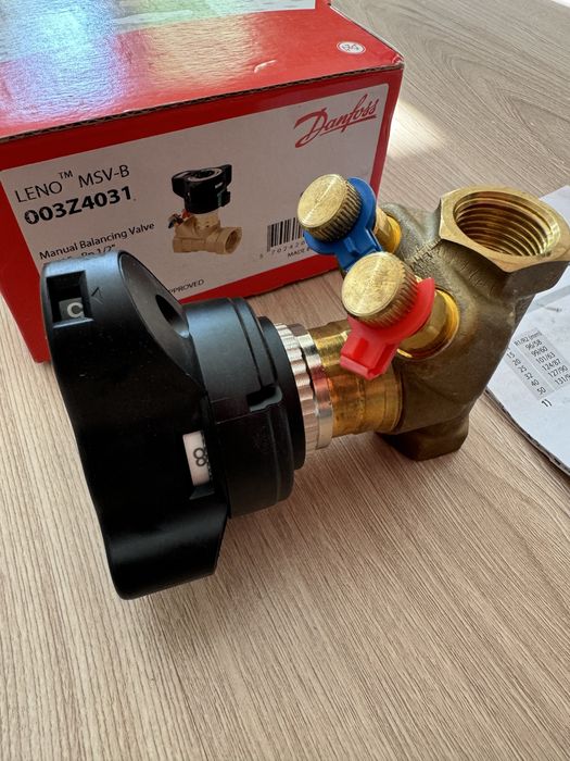 Ręczny zawór równoważący LENO MSV-B 003Z4031.