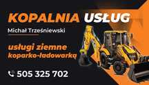 Usługi koparko-ładowarką