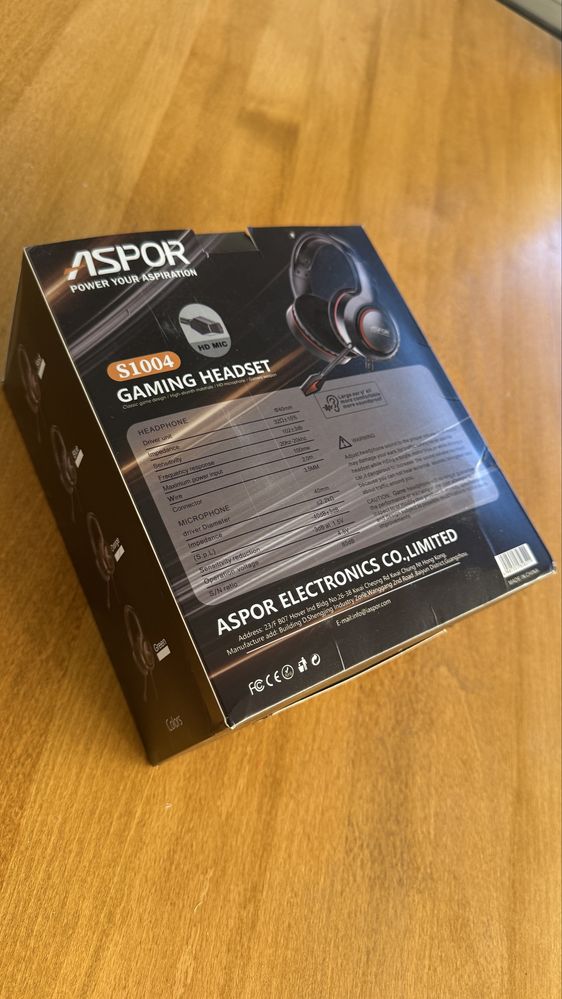 Навушники Aspor S1004