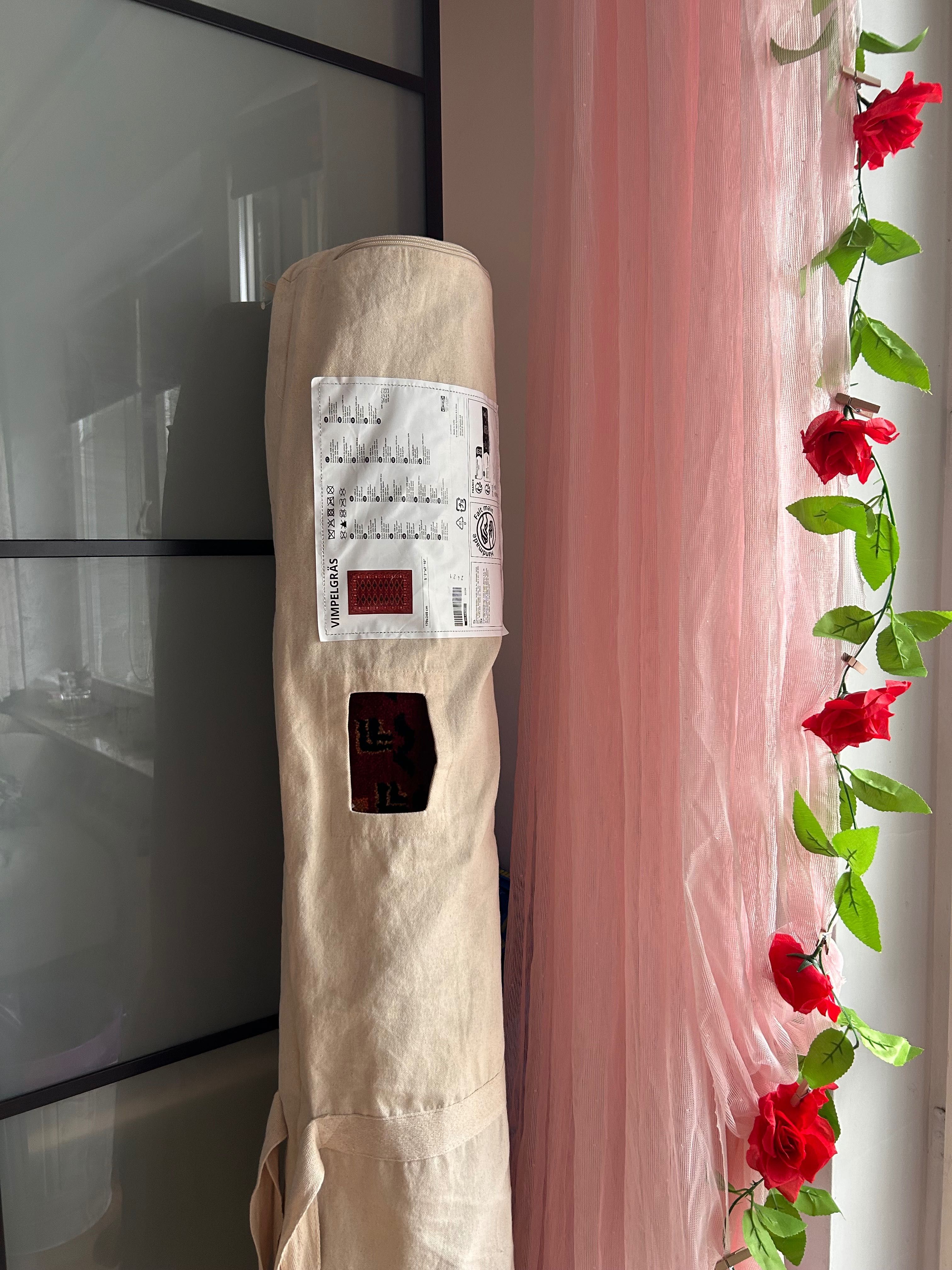 Dywan wełniany, ręcznie wykonany, Ikea Vimpelgräs 170x240cm