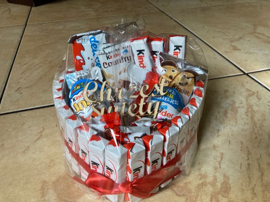 Zestaw prezentowy ze słodyczy