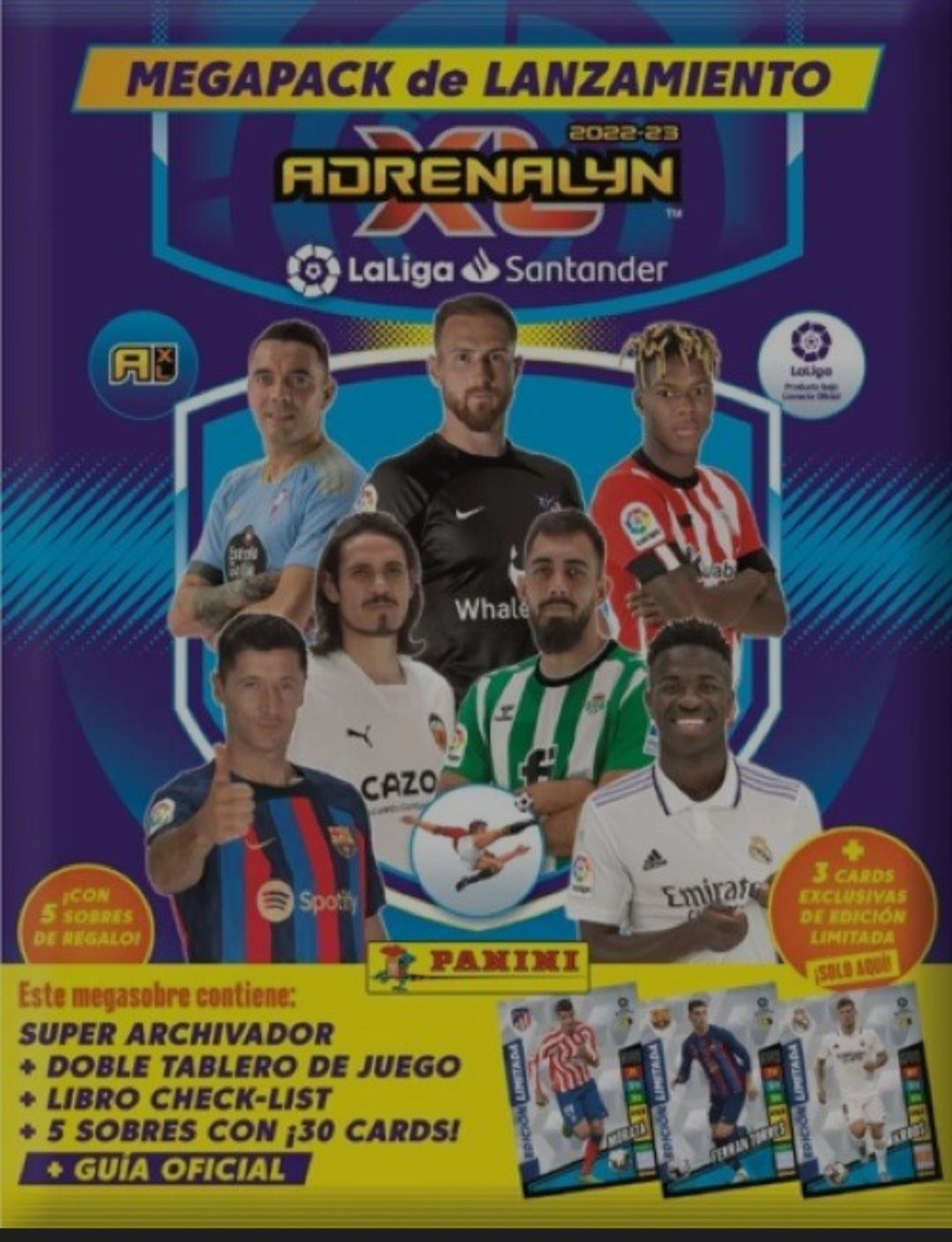 Album LA Liga 2023 Panini z kartami piłkarskimi NOWY