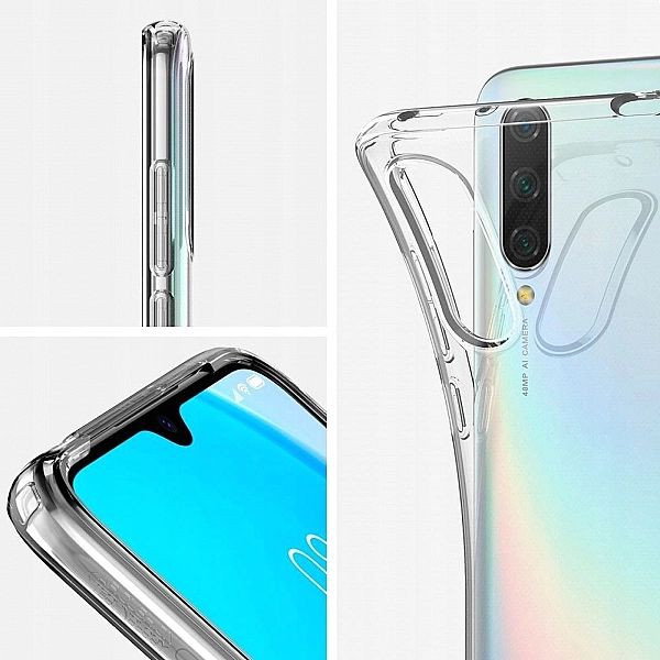 Etui plecki Spigen Liquid Crystal do Xiaomi Mi9 Lite / Mi A3 Lite Bezb