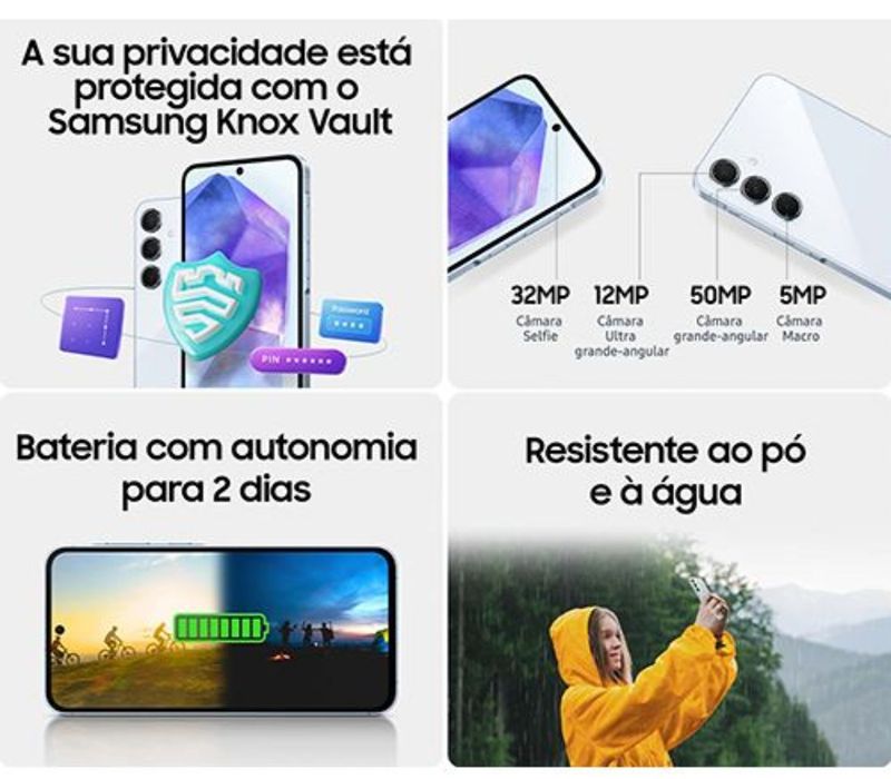 Galaxy A55 5G 256/8GB Novo