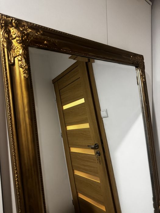 Sprzedam lustro duże ścienne złota rama