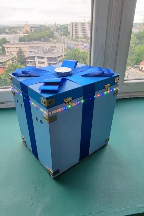 Tykająca bomba wybuchające pudełko zabawa weselna DJ zespół wysyłka KR