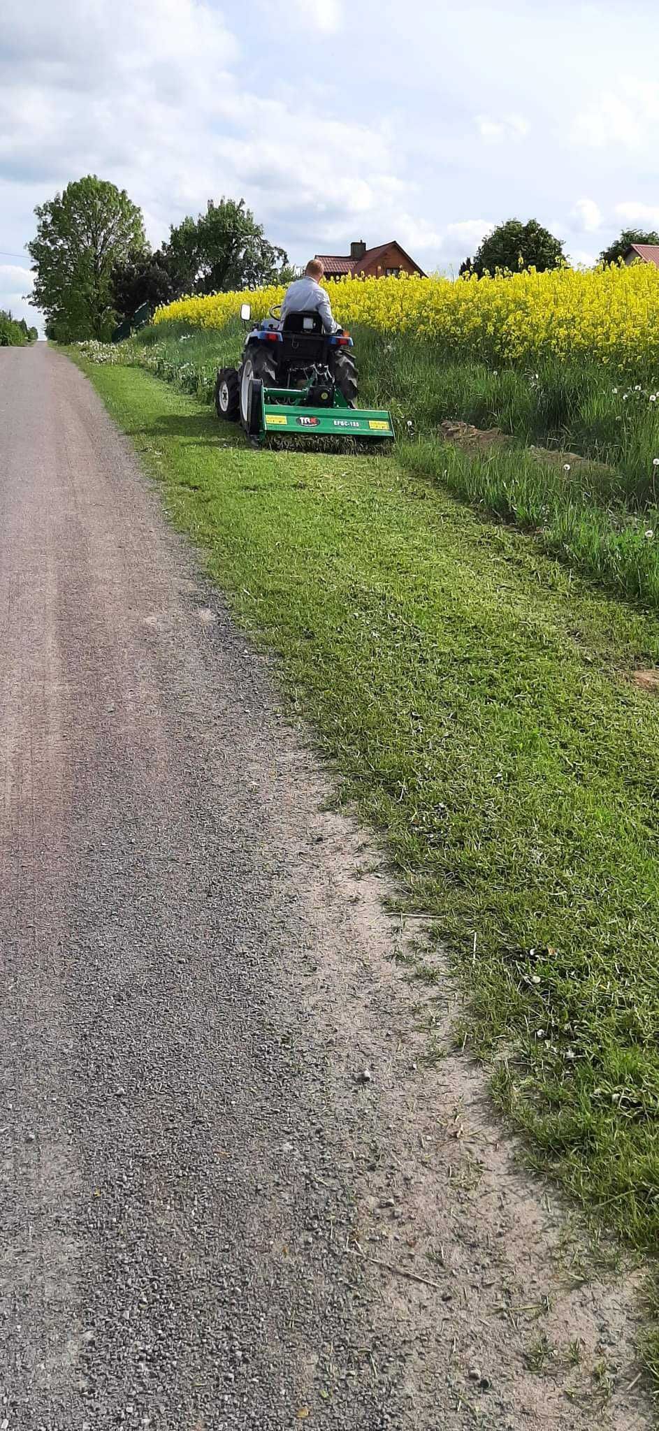 Usługi ogrodnicze glebogryzarką separacyjną, koszenie, trawnik