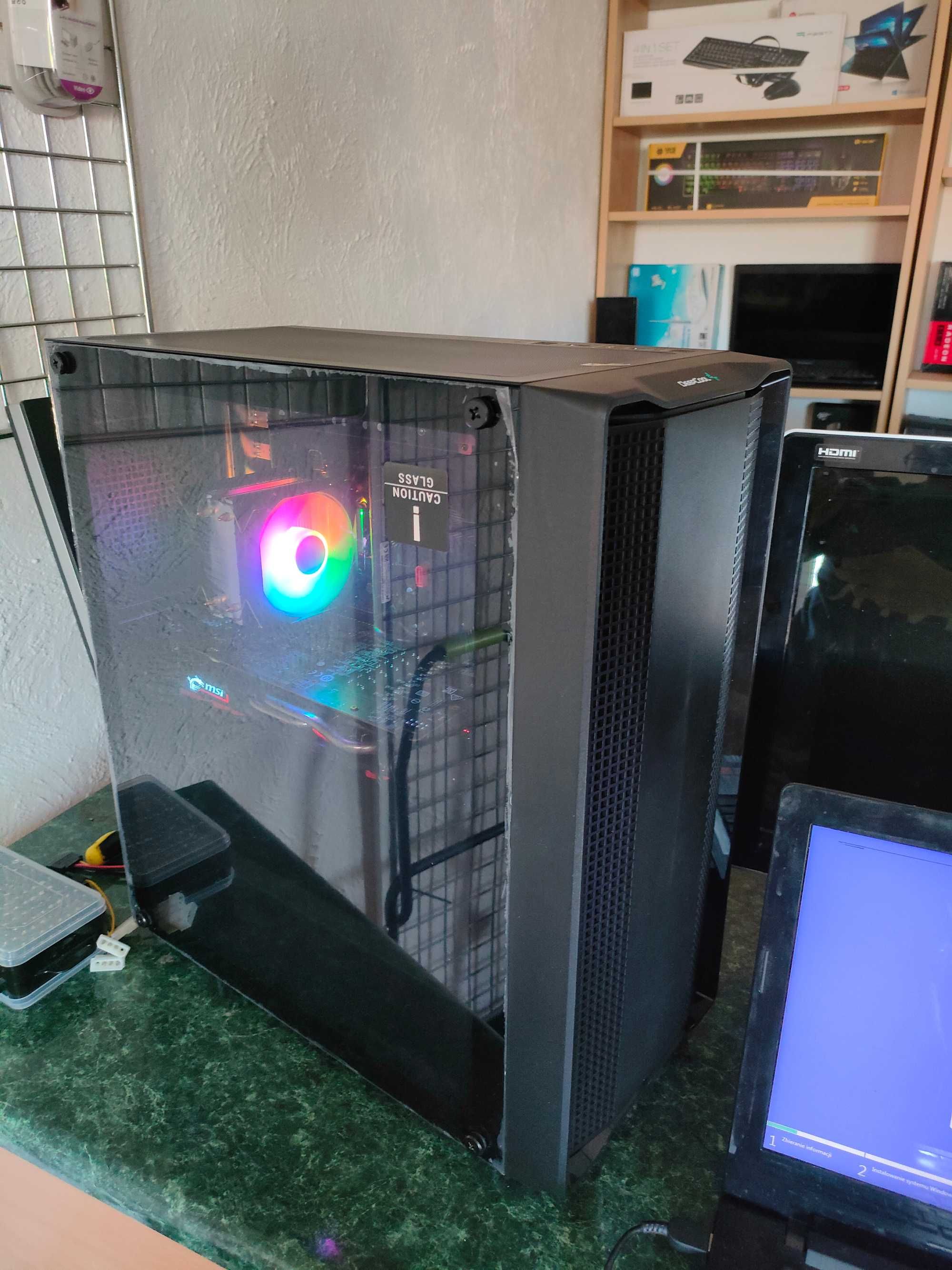 Komputer gamingowy plus monitor 27"