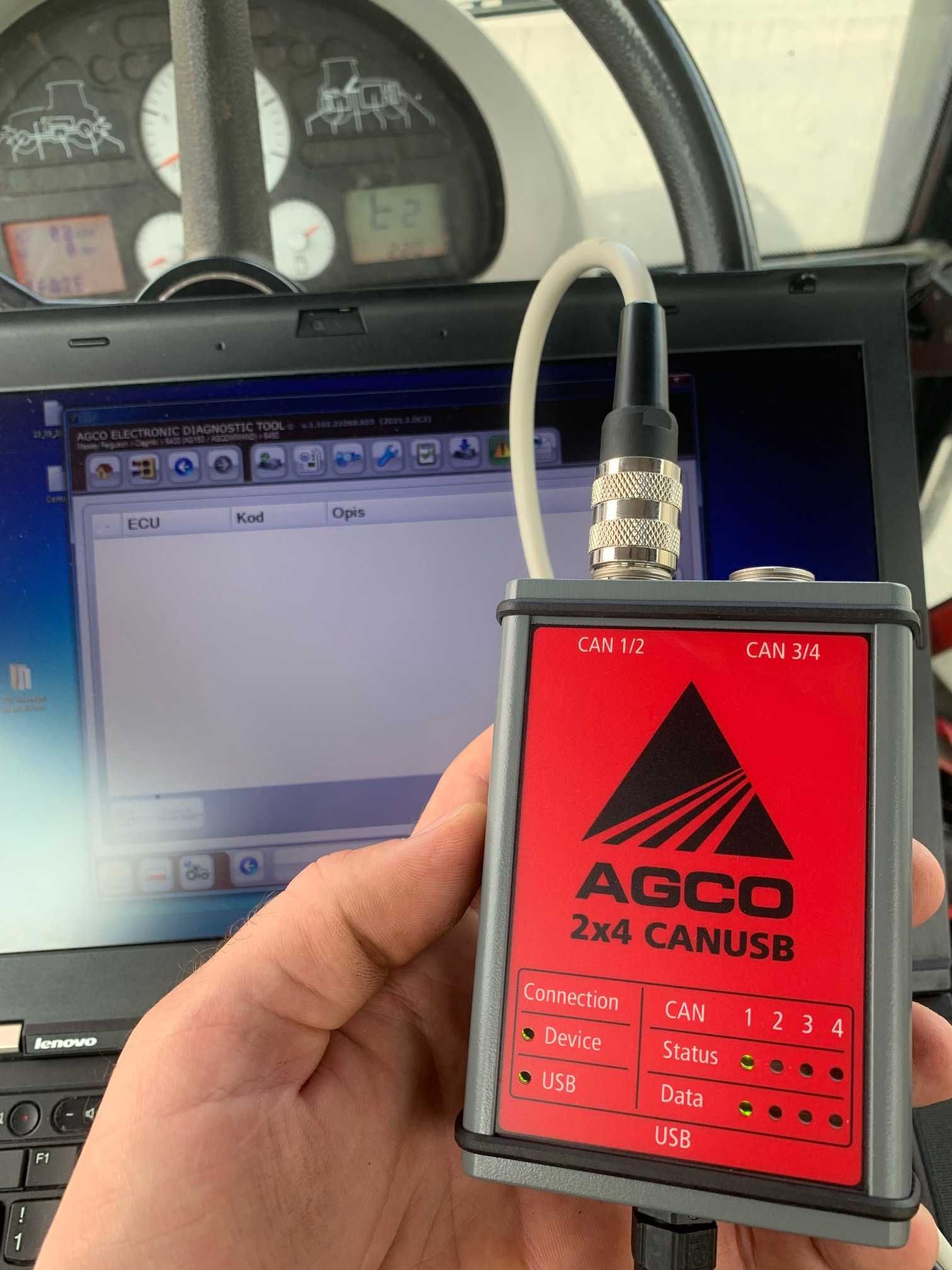 AGCO Fendt Massey Ferguson Naprawa Diagnostyka Komputer