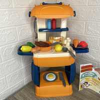 Детская кухня в чемодане 31 предмет продукты стол