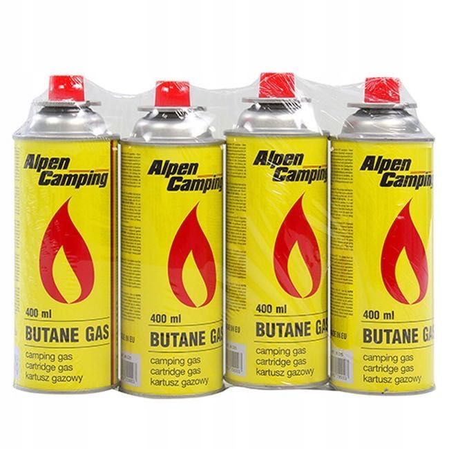 ZESTAW KUCHENKA Gazowa Turystyczne Przenośna 4x Gaz Kartusze Adapter