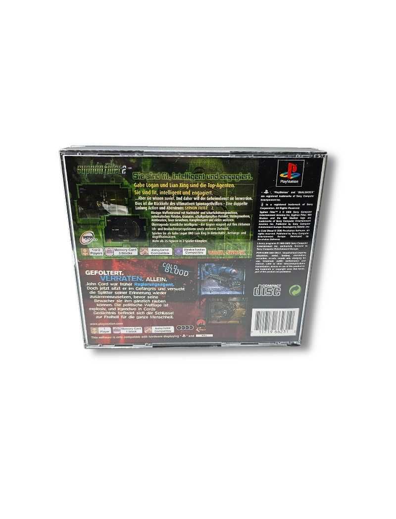 Gry 2w1 Syphon Filter 2 i Cold Blood Playstation One