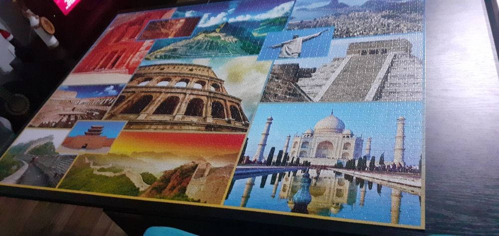 Puzzle 7 maravilhas do mundo 3000 peças