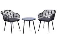 WYPRZEDAŻ 449 zł - 2 fotele + stolik - LUX design / idealne na balkon
