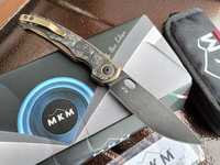 Nóż folder MKM Eclipse magnacut flipper framelock carbon tytan Voxnaes